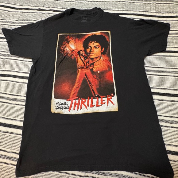 Bravado Other - Michael Jackson Thriller Graphic T-Shirt Men's L Licensed Zombie Red Jacket
